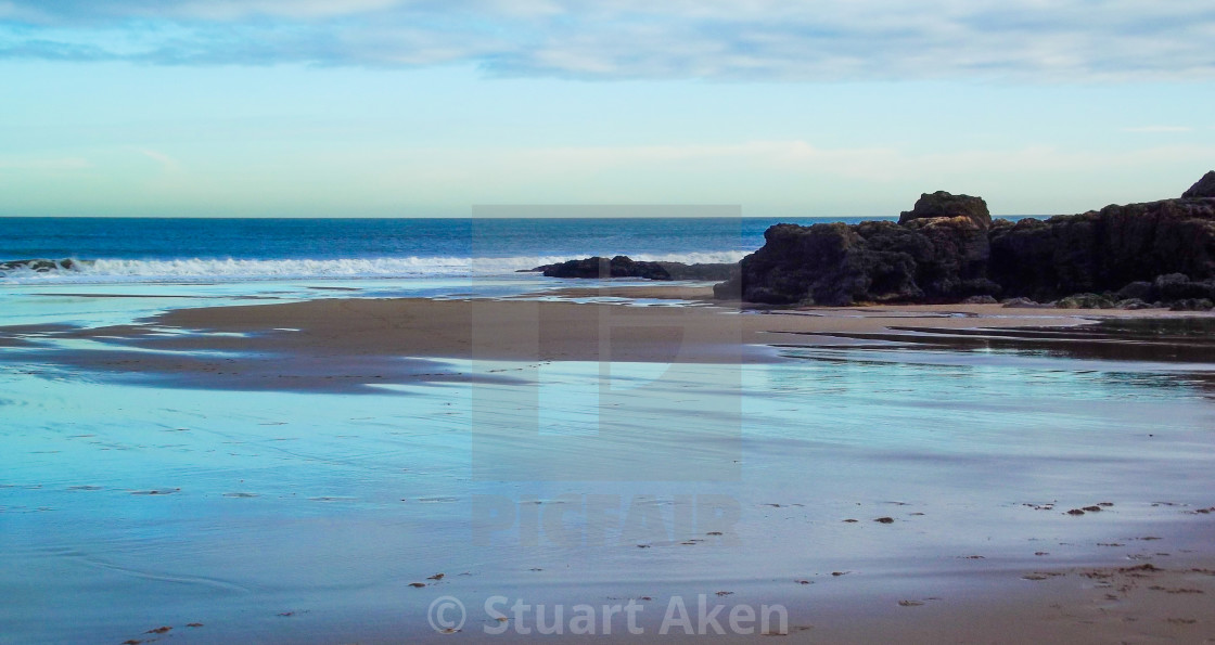 "South Shields Rocks" stock image