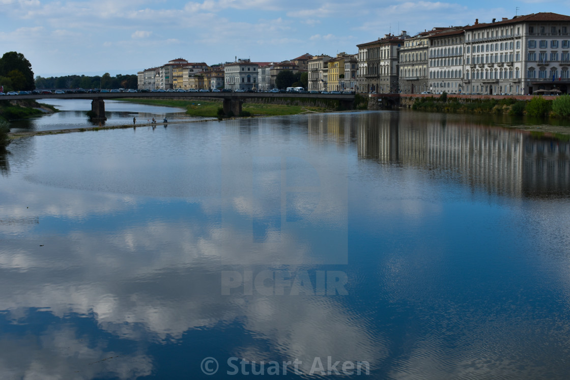 "Florence on the River Arno" stock image