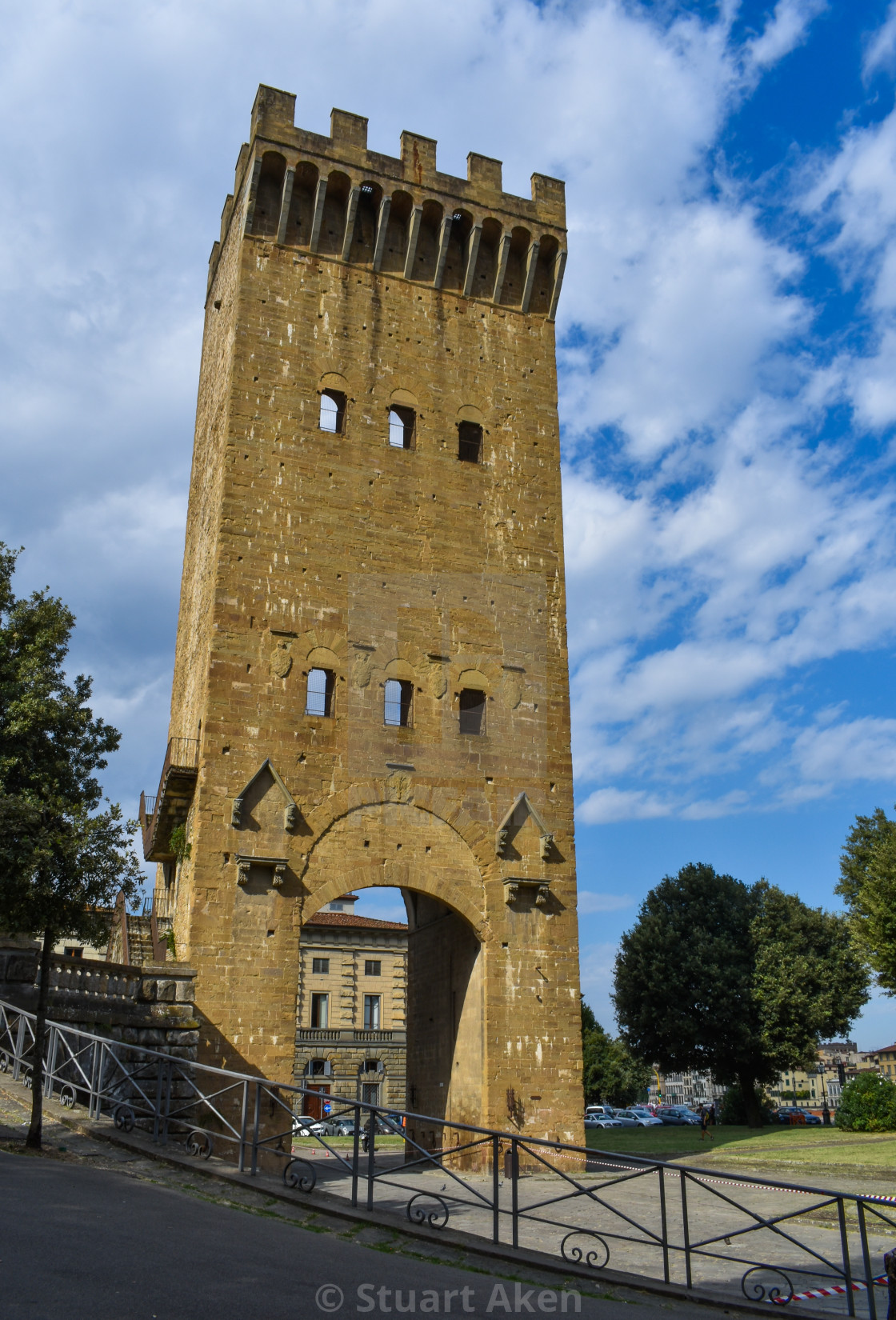 "Torre di San Nicolo in Florence" stock image