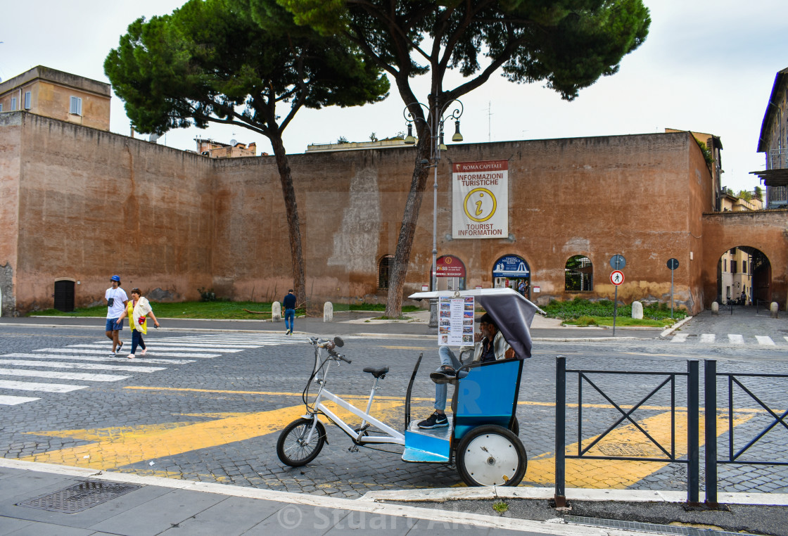 "Tourist Information in Rome" stock image