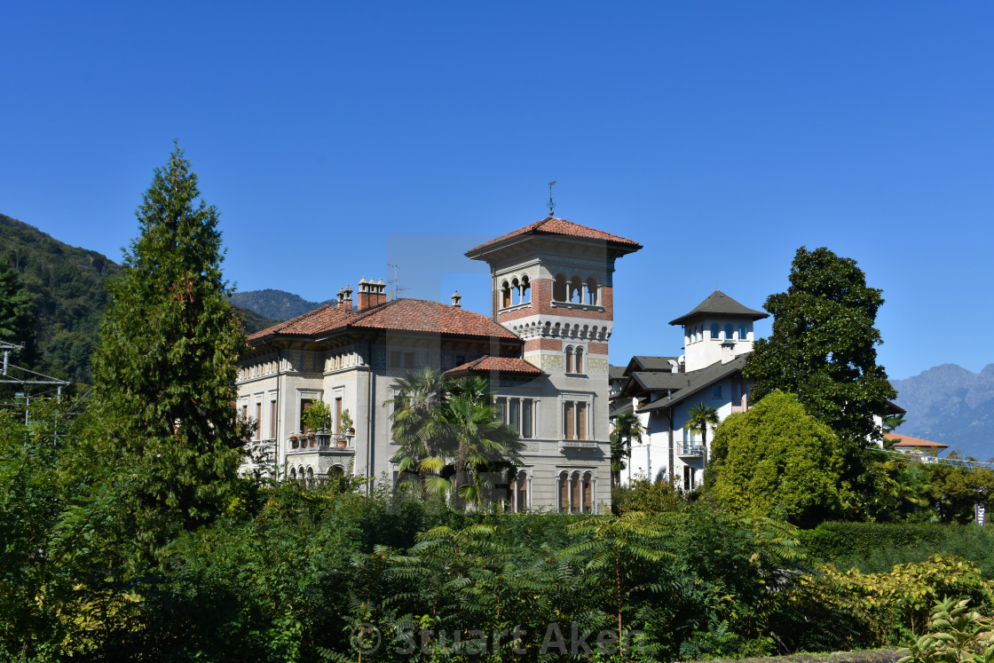 "Villa in Stresa" stock image