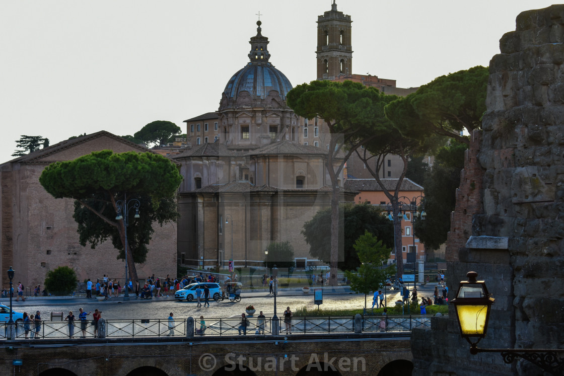 "Early Evening in Rome" stock image