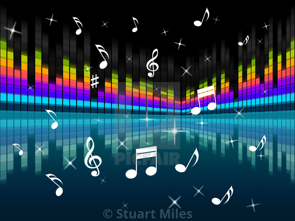 Music Background Means Harmony DJ Or Instruments. - License, download or  print for £ | Photos | Picfair