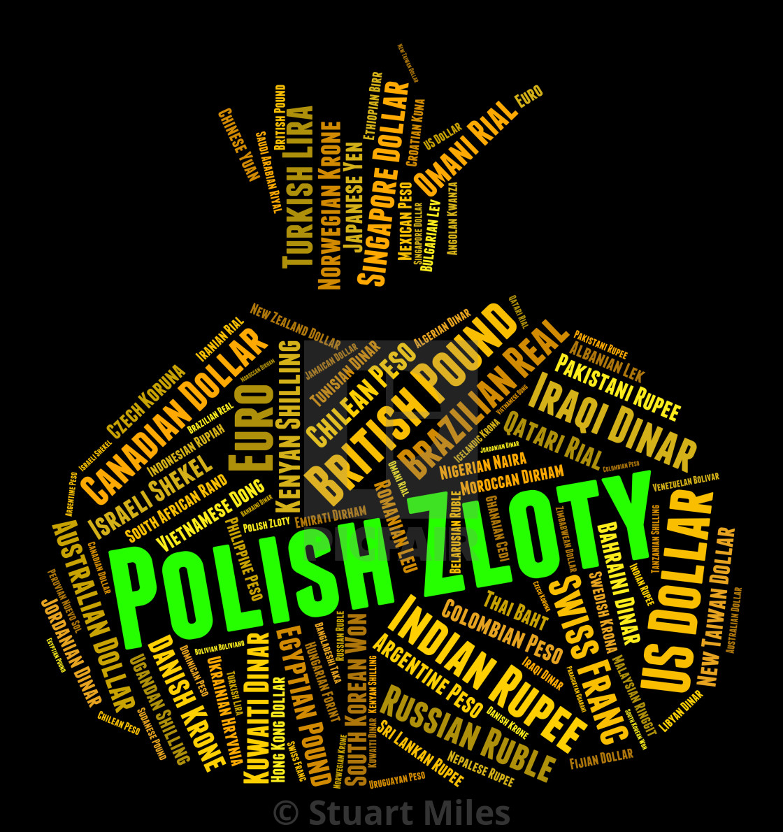 Polish Zloty Shows Foreign Currency And Coinage License Download - 