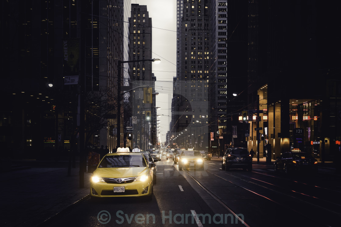 "Streets of Toronto" stock image