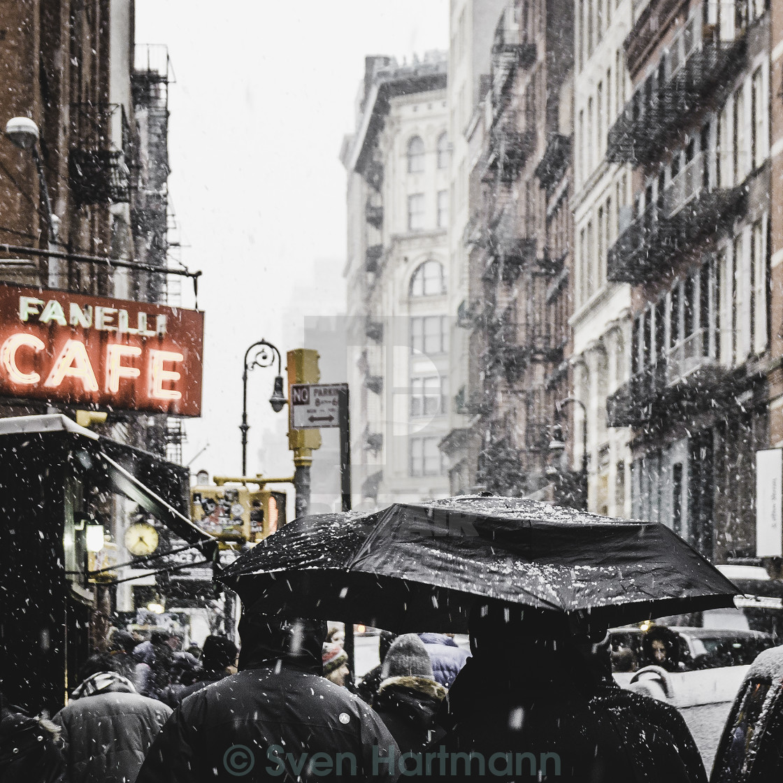 "nyc winter" stock image