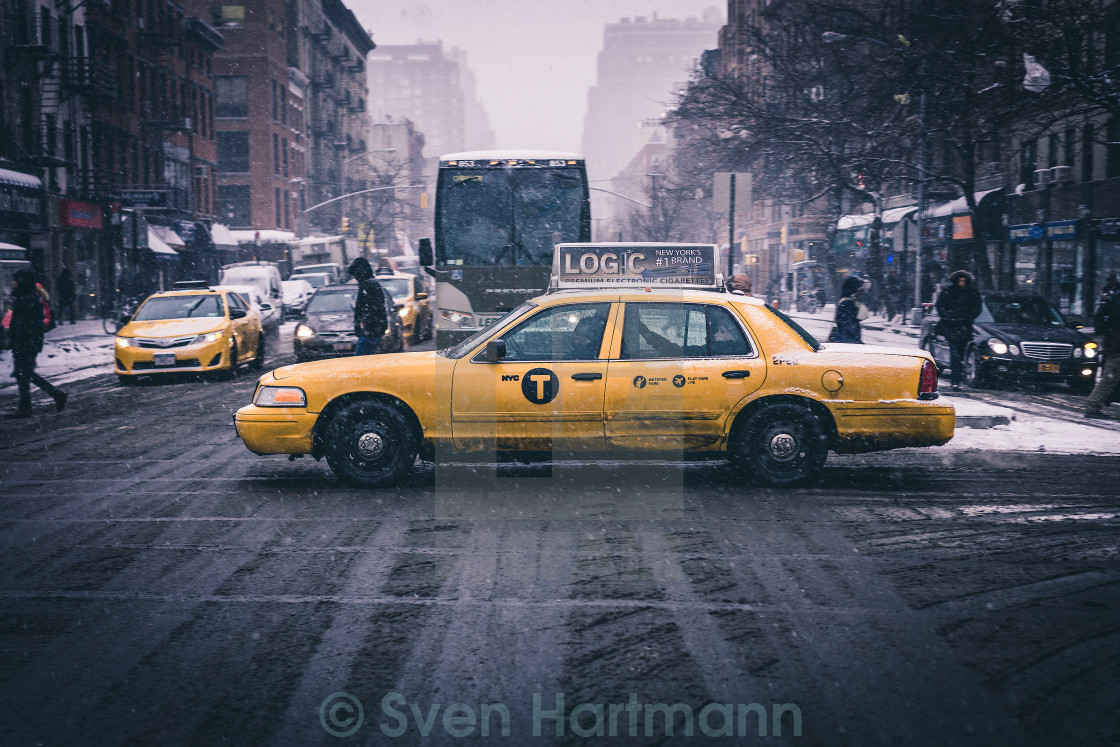 "NYC Taxi" stock image