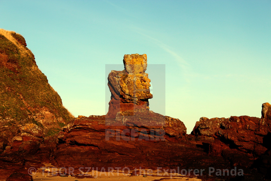 "North Berwick coast" stock image