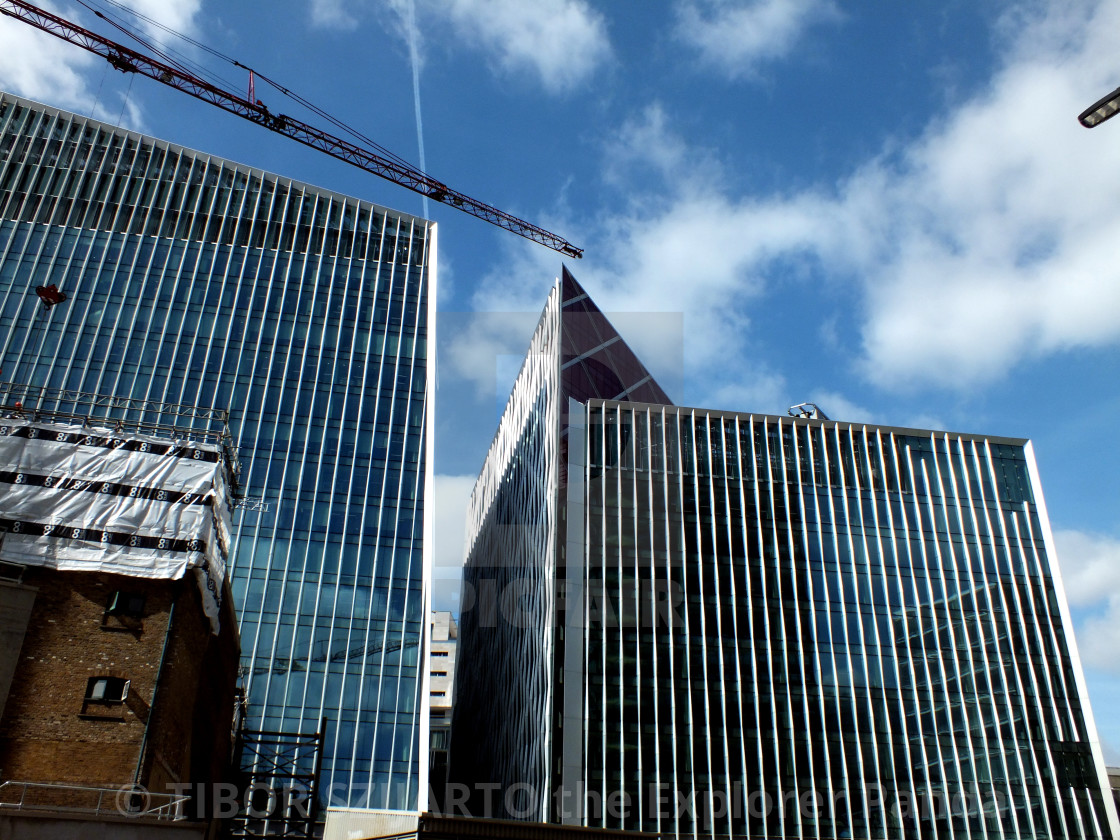 "London - old and new" stock image