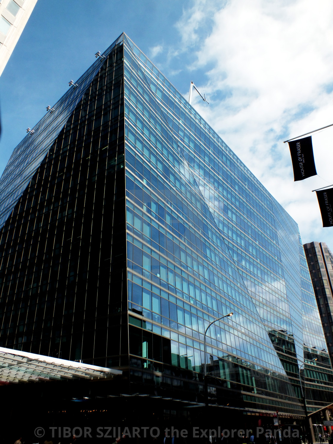 "A glass building" stock image