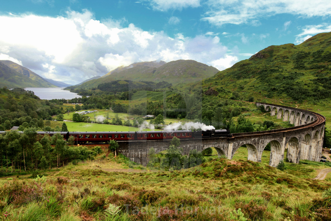 "The Jacobite steam train" by Tadeja Horvat - $16.31 "The Jacobite steam train" stock image