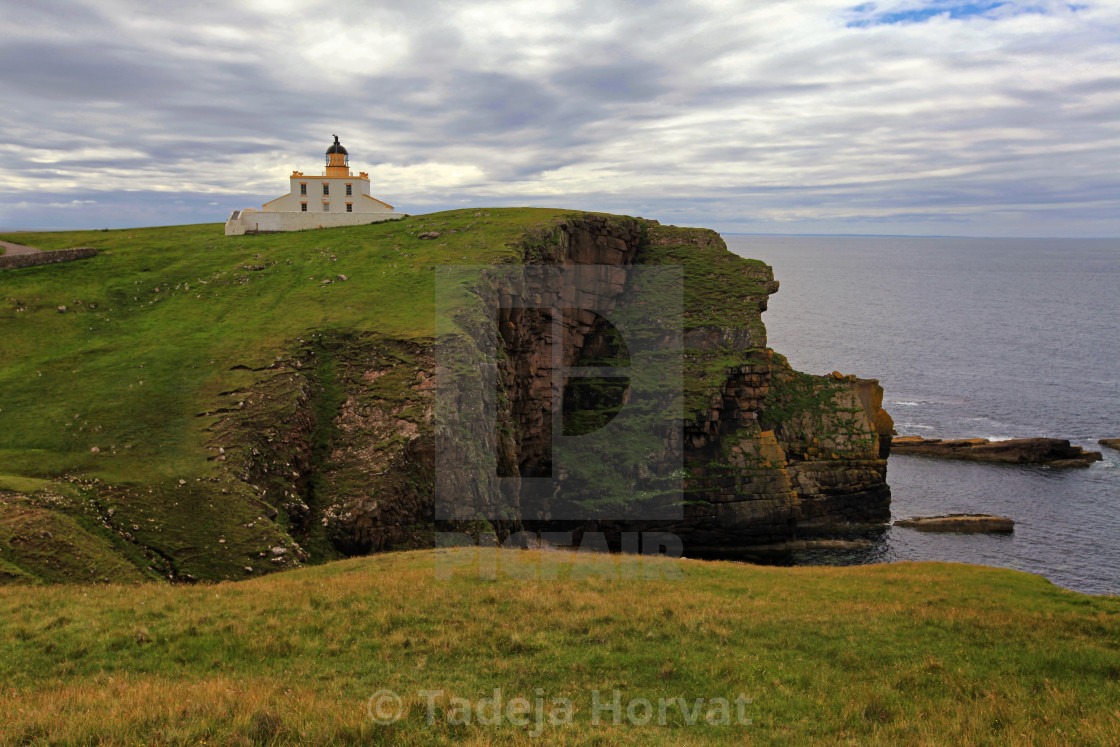 "Stoer Head Lighthouse" by Tadeja Horvat - $16.20 "Stoer Head Lighthouse" stock image