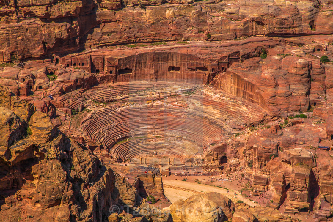 "Roman Amphitheater, Petra, Jordan" by Tadeja Horvat - $16.31 "Roman Amphitheater, Petra, Jordan" stock image