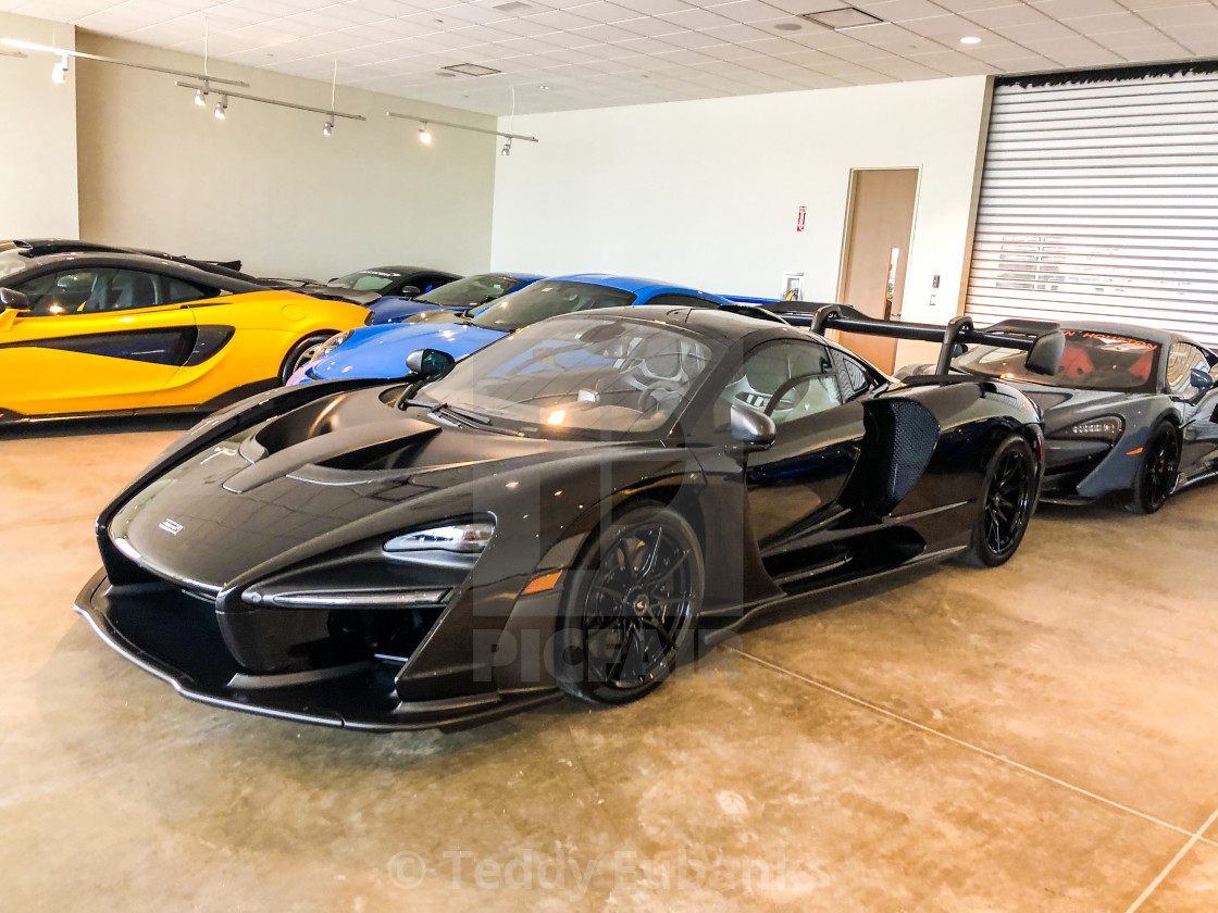 Black Mclaren Senna License Download Or Print For 4 65