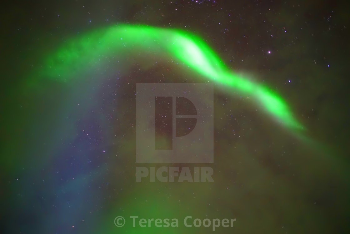 "Aurora Borealis - Northern Lights" stock image