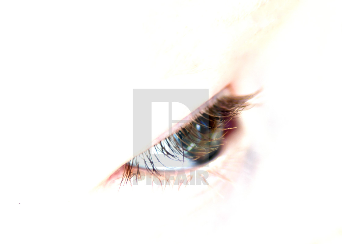 "Through a child's eye" stock image