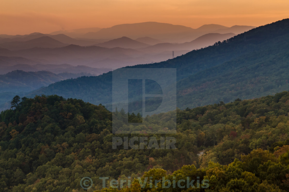 "Fall in Great Smoky Mountains National Park" by Teri Virbickis - $30.32 "Fall in Great Smoky Mountains National Park" stock image