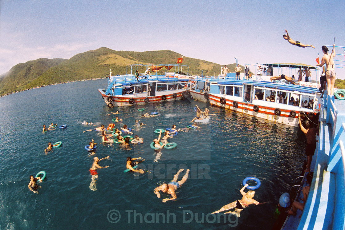 "Boat Trip in Nha Trang Bay" stock image