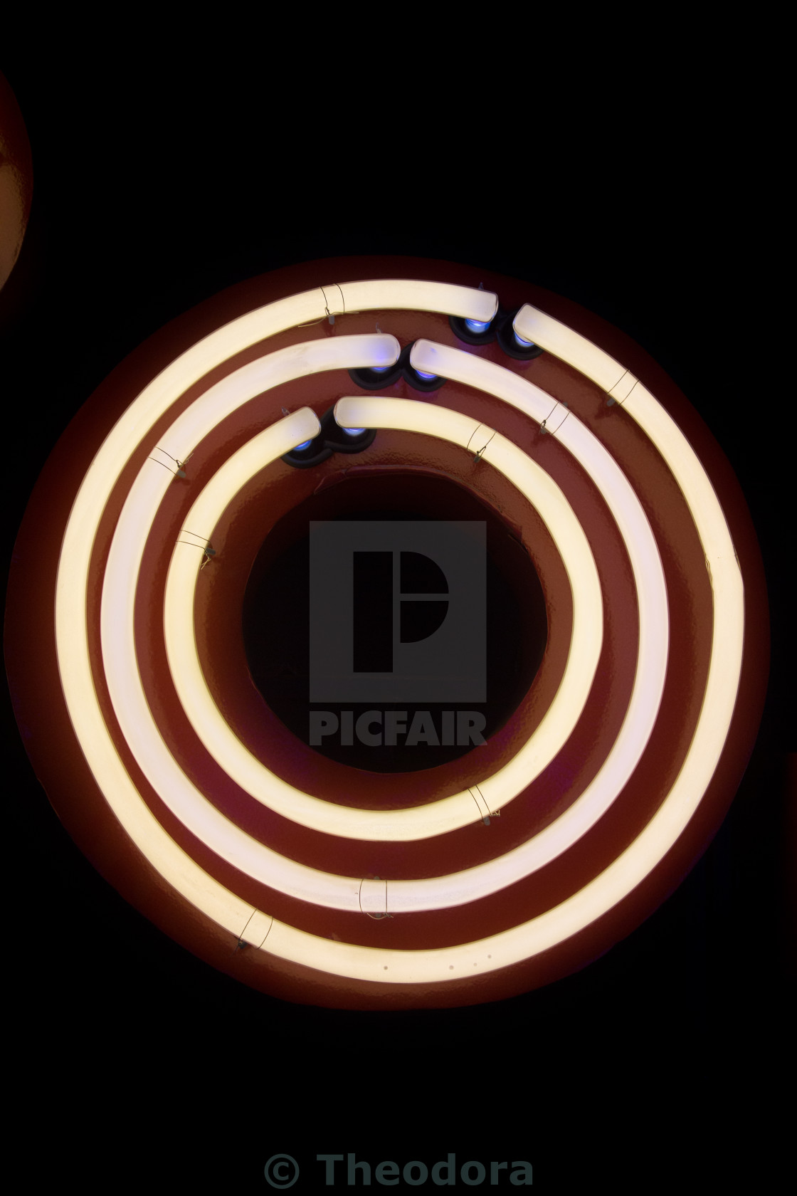 Triple Neon Letter O License Download Or Print For 3 10 Photos Picfair