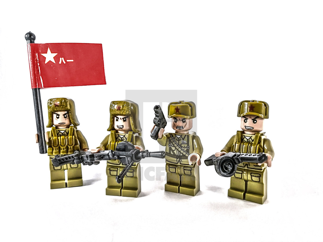 "Angry people's republic army" stock image