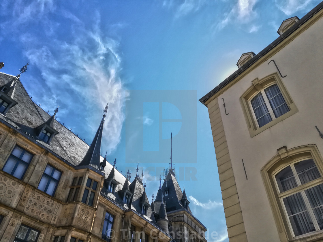 "The Grand Duke's Palace, Luxembourg City" stock image