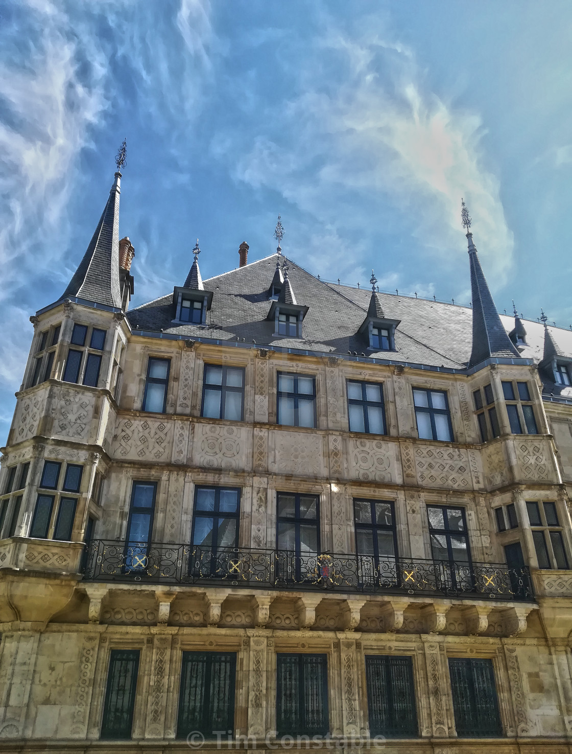 "The Grand Duke's Palace, Luxembourg City" stock image