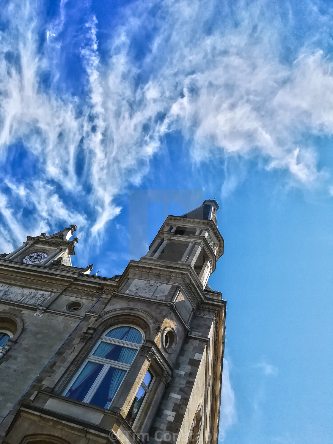 "Residential Skyline, Luxembourg City" stock image