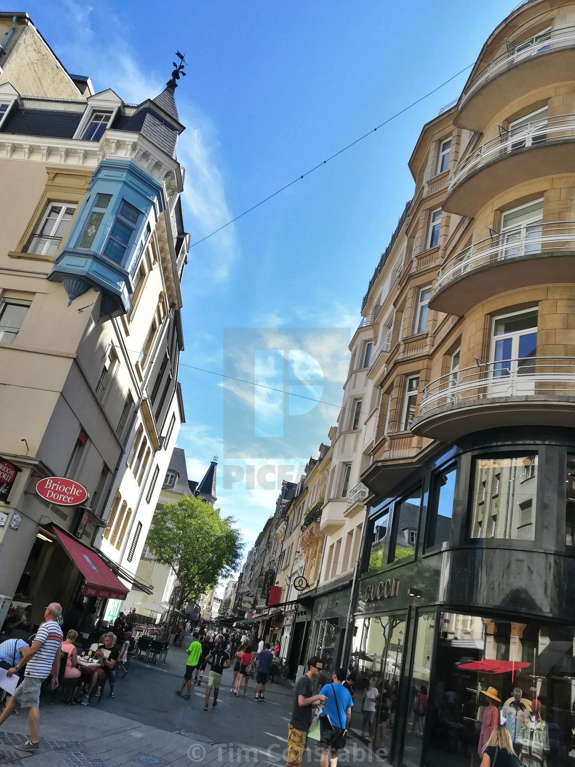 "The streets start to get busy" stock image