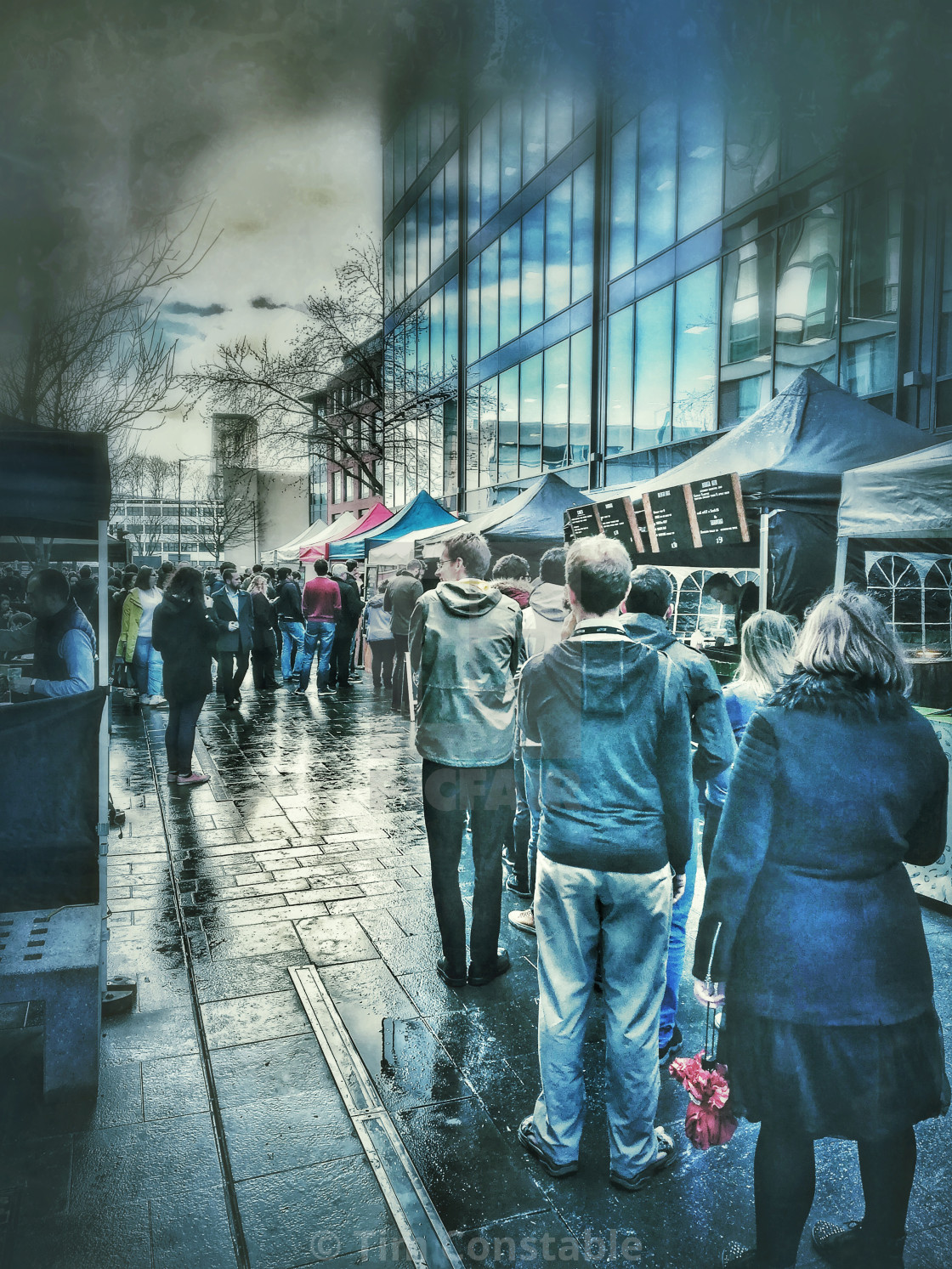 "Street Food Market, Bristol" stock image