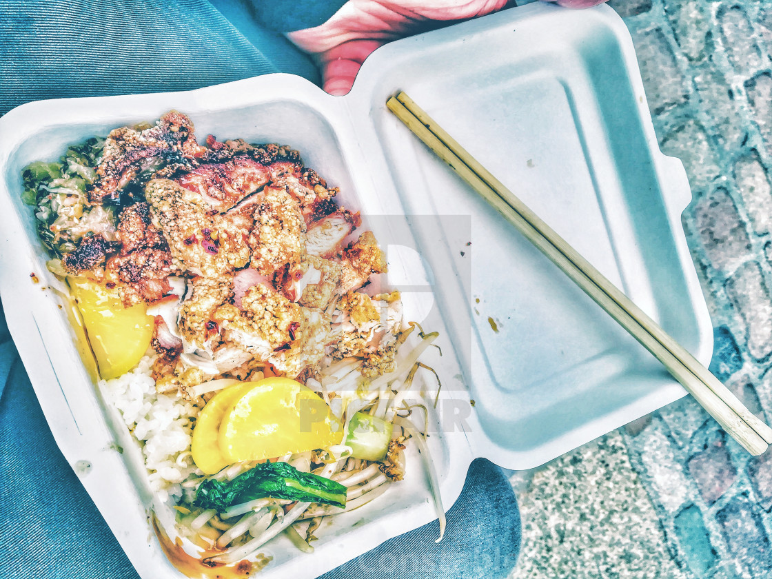 "Taiwanese street food" stock image