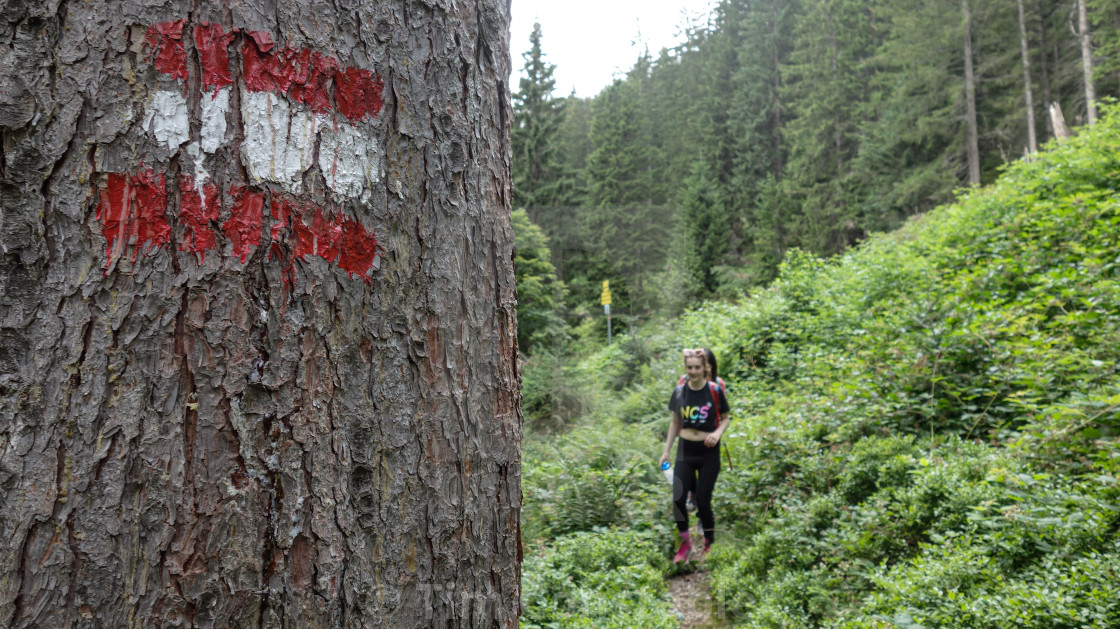 "Hiking in Austria" stock image