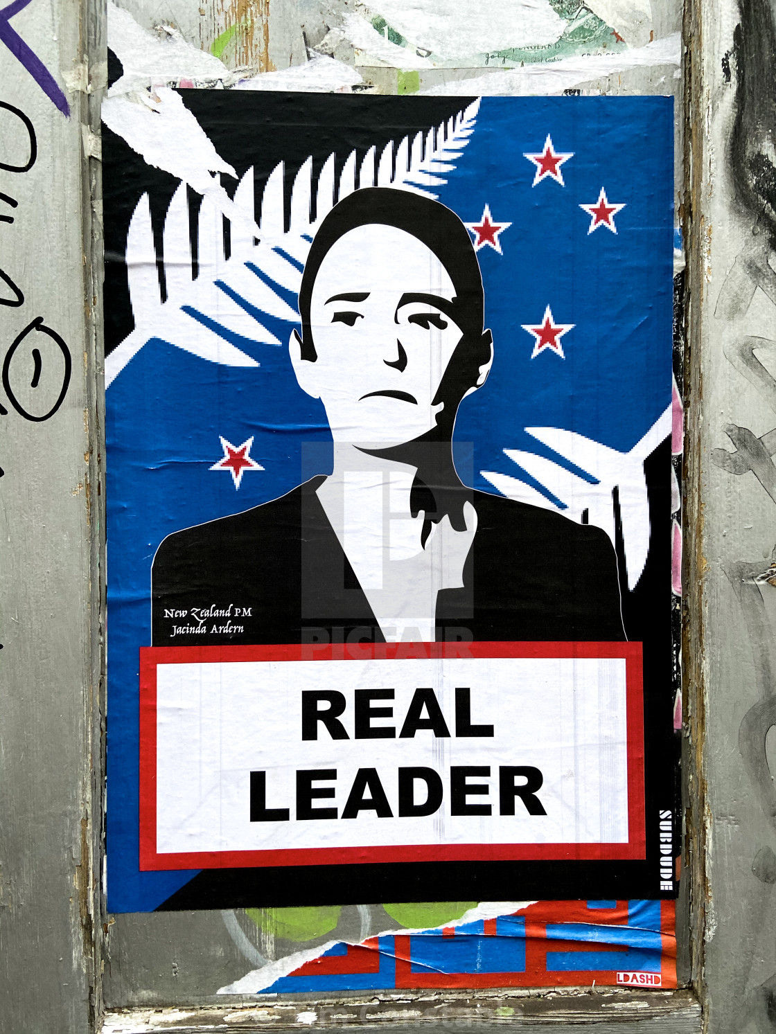 "Real leader" stock image