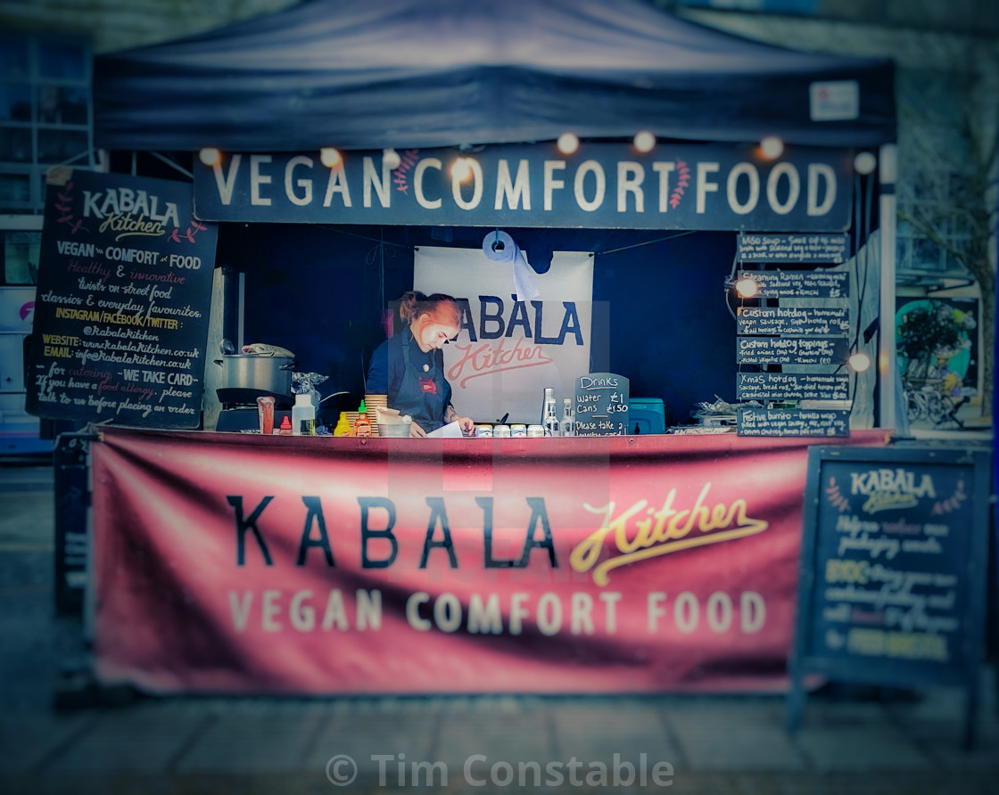 "Vegan comfort food" stock image