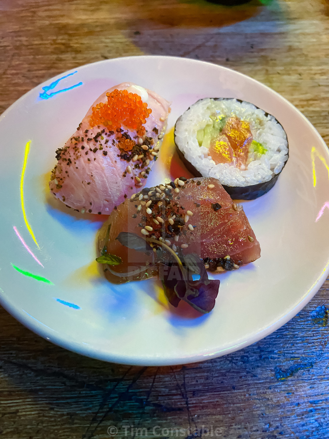 "Sushi choices" stock image