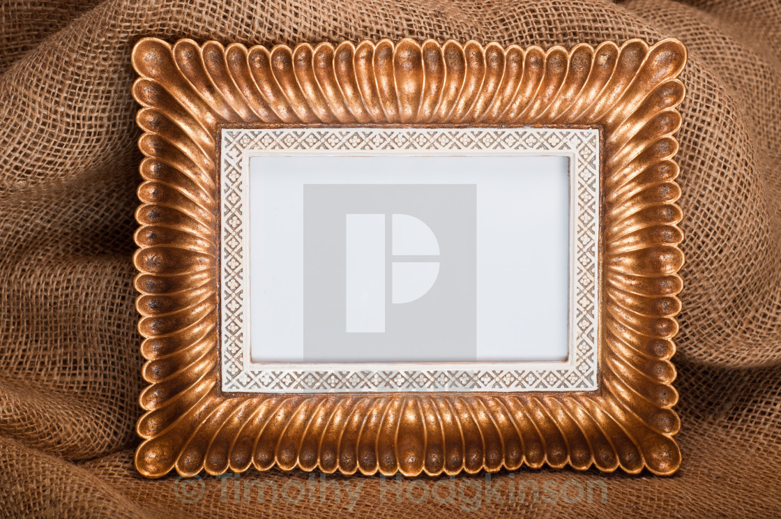Golden Frame License Or Print For 12 40 Photos Picfair Golden Frame Stock Image