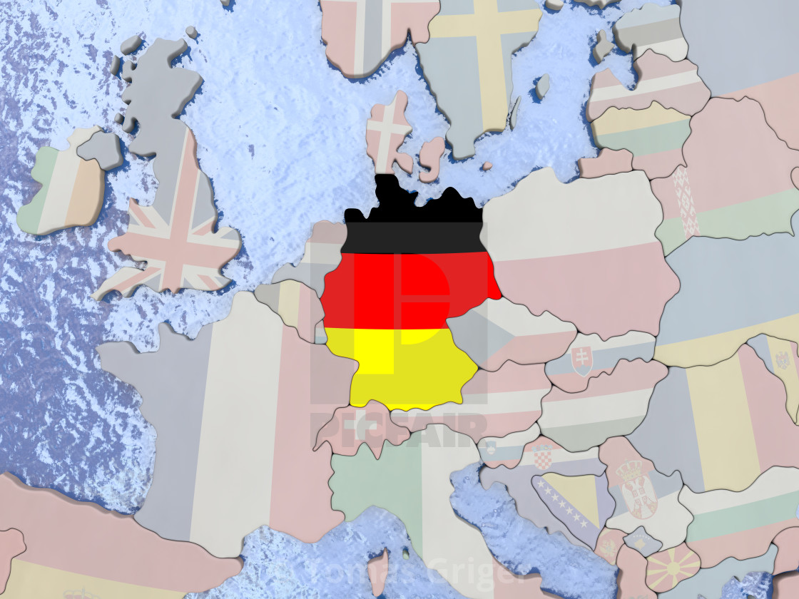 Германия на глобусе