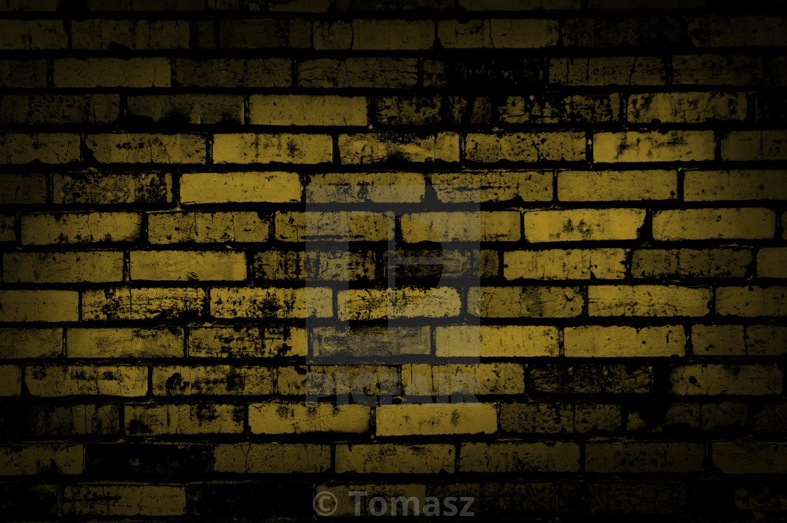 dark yellow grunge wall background or texture - License, download or print  for £ | Photos | Picfair