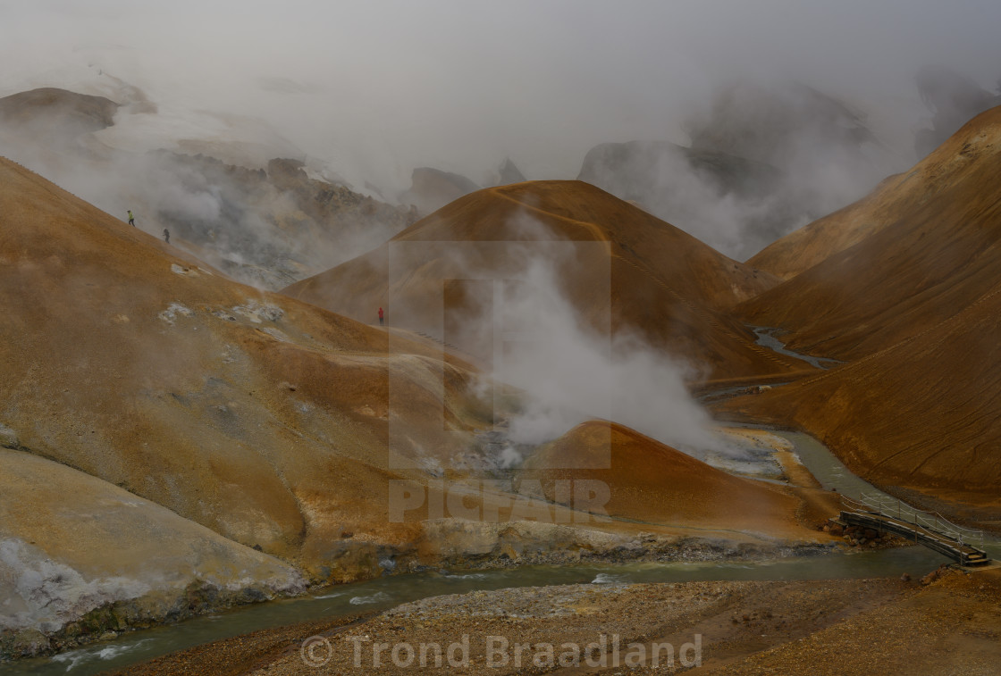 "Kerlingarfjöll in iceland" stock image