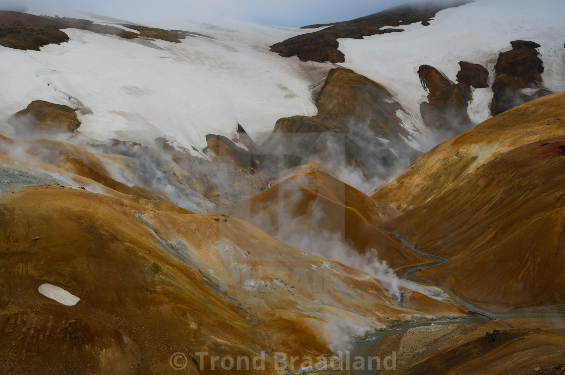 "Kerlingarfjöll in Iceland" stock image