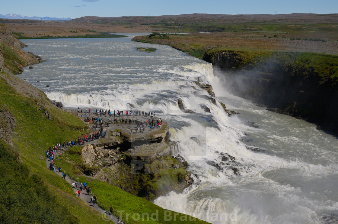 "Gullfoss in Iceland" stock image