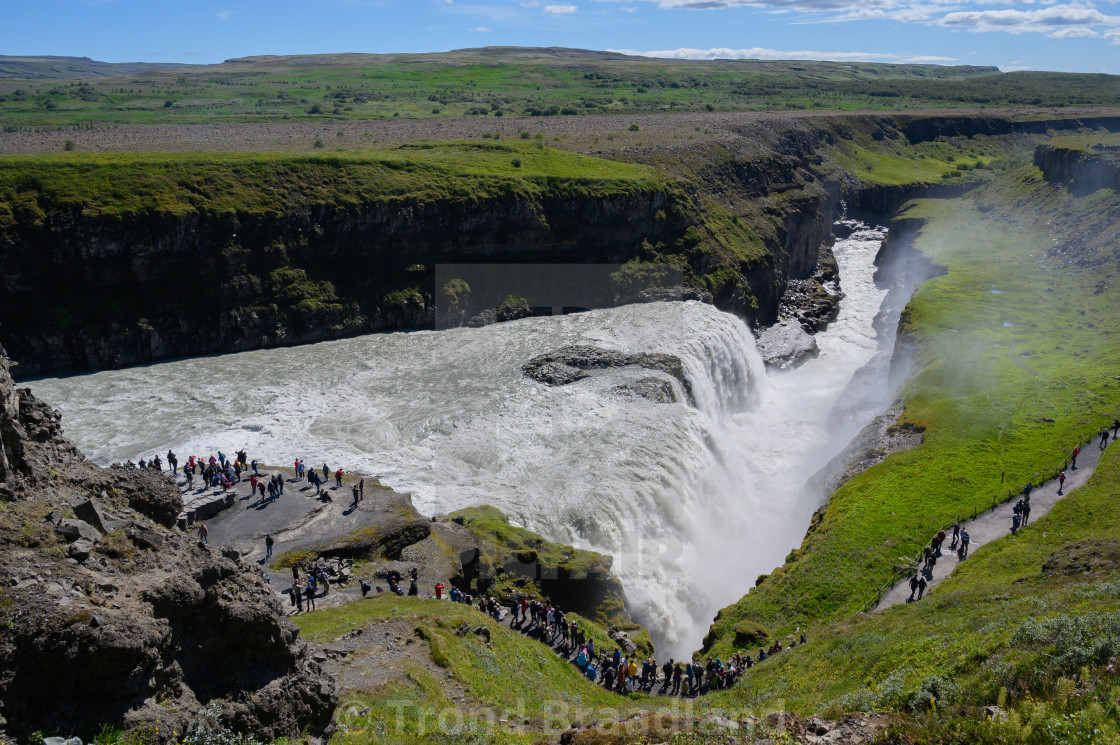 "Gullfoss in Iceland" stock image