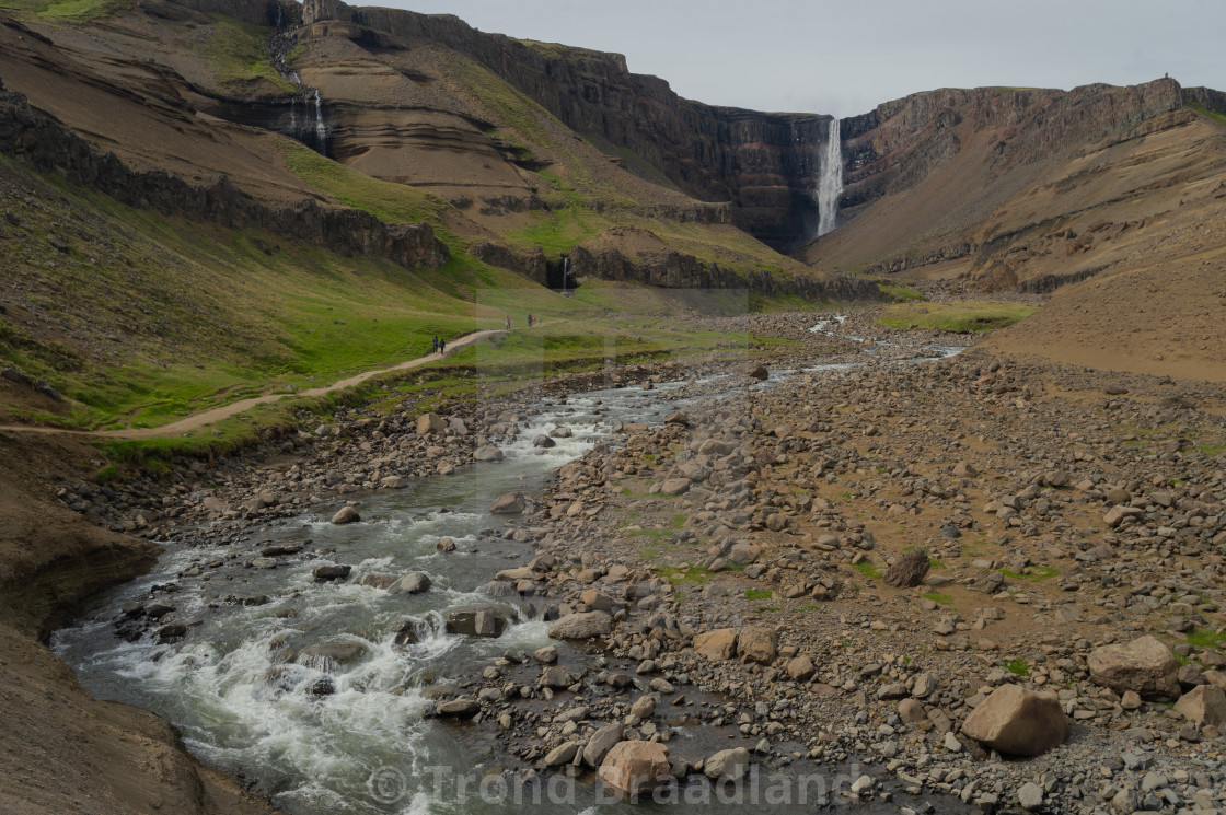 "Hengifoss in Iceland" stock image