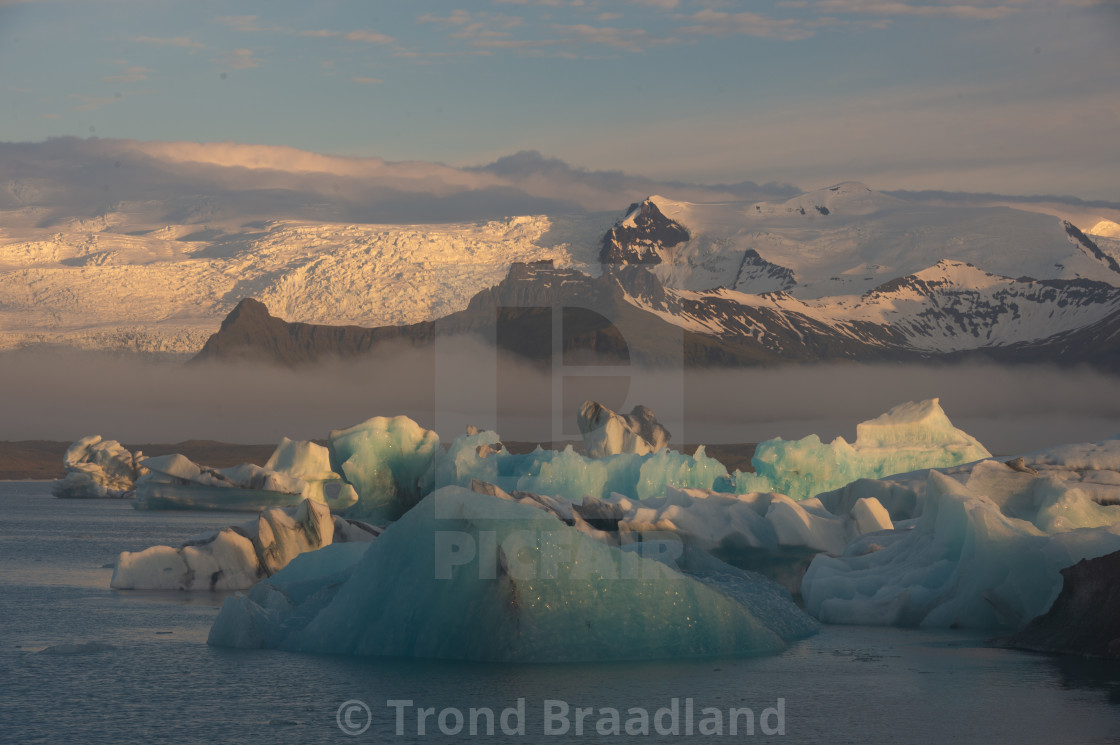 "Jökulsárlón in Iceland" stock image