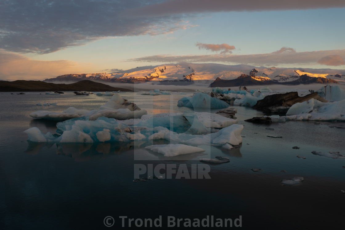 "Jökulsárlón in Iceland" stock image