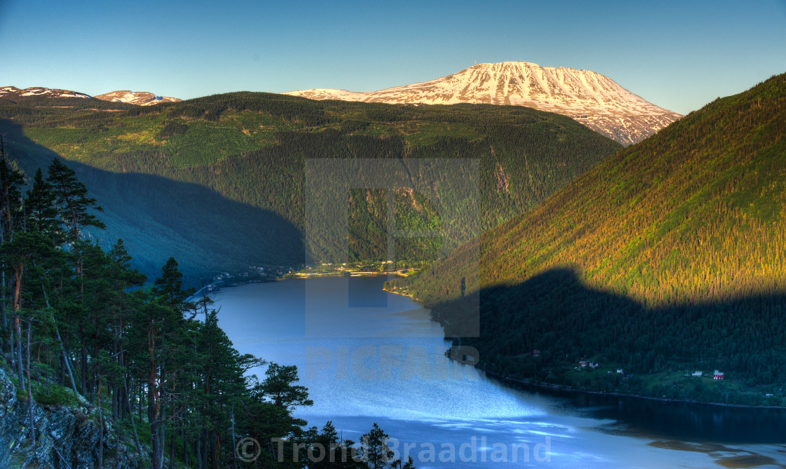 "Mount Gausta" stock image