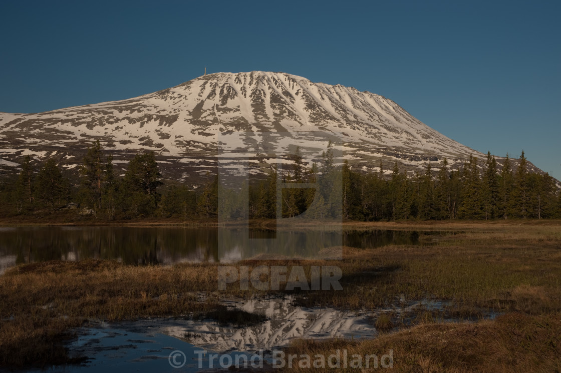 "Mount Gausta" stock image