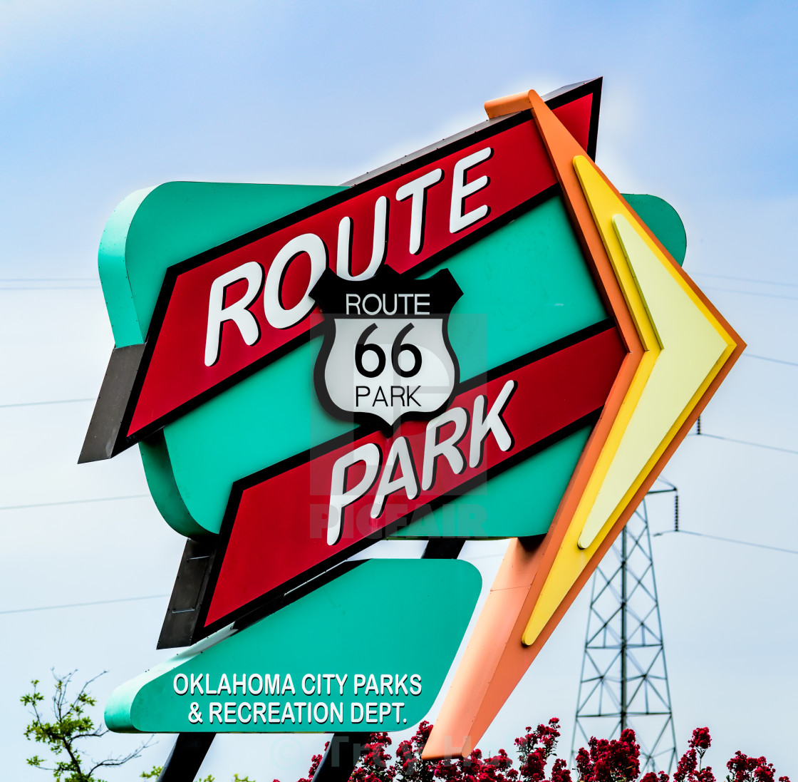 "Route 66 Park" stock image