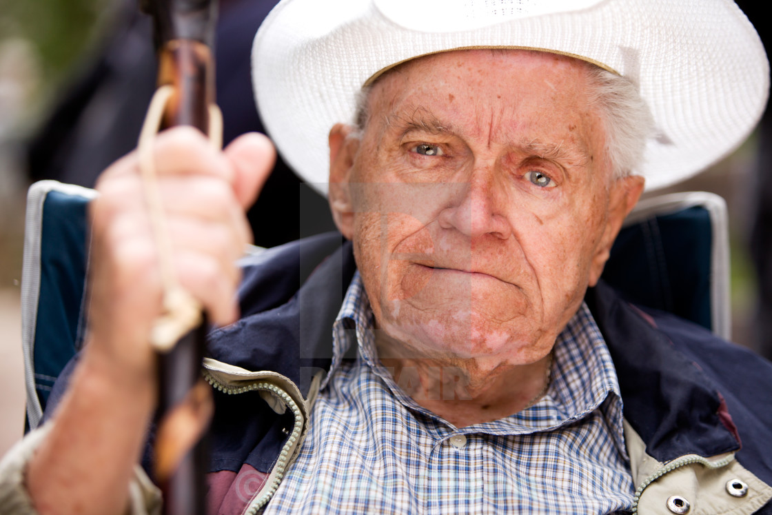 "Grumpy Old Man" stock image. 