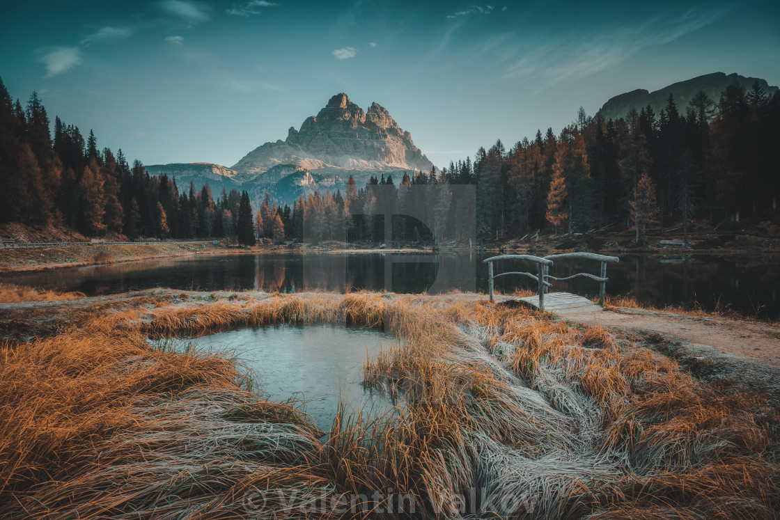 Morning View Of Lago Antorno Dolomites Lake Mountain Landscape License Download Or Print For 20 00 Photos Picfair