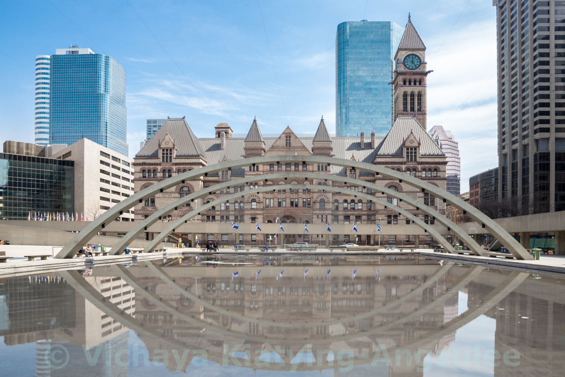 "Toronto City hall" stock image